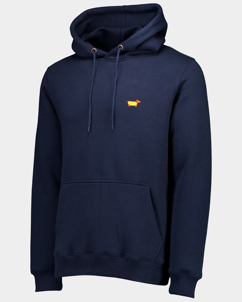 Sausage Dog Hoodie Navy