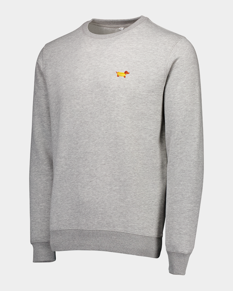 Sausage dog sweat grey