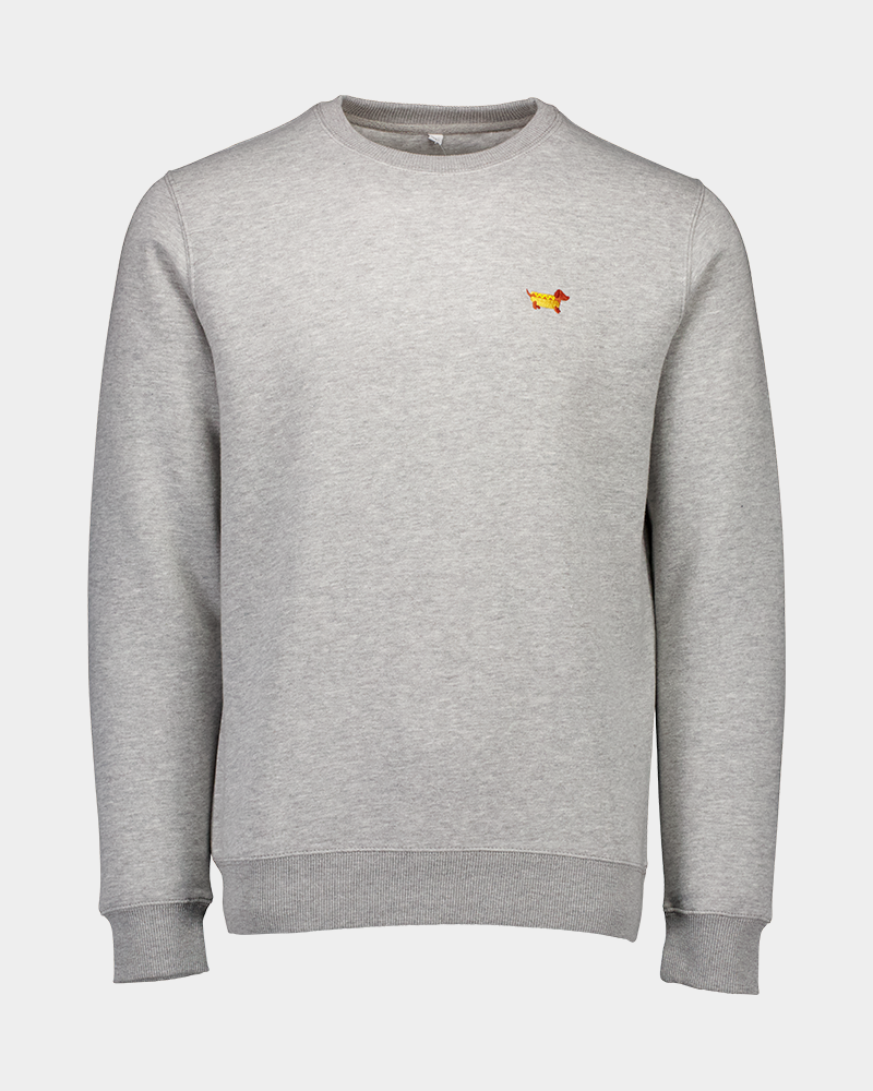 Sausage dog sweat grey