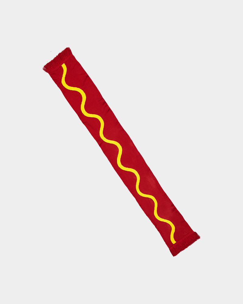 Sausage and Mustard Scarf