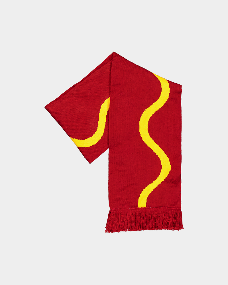 Sausage and Mustard Scarf