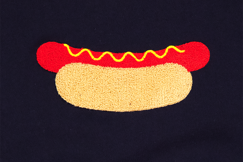 Hot Dog Sweatshirt Navy