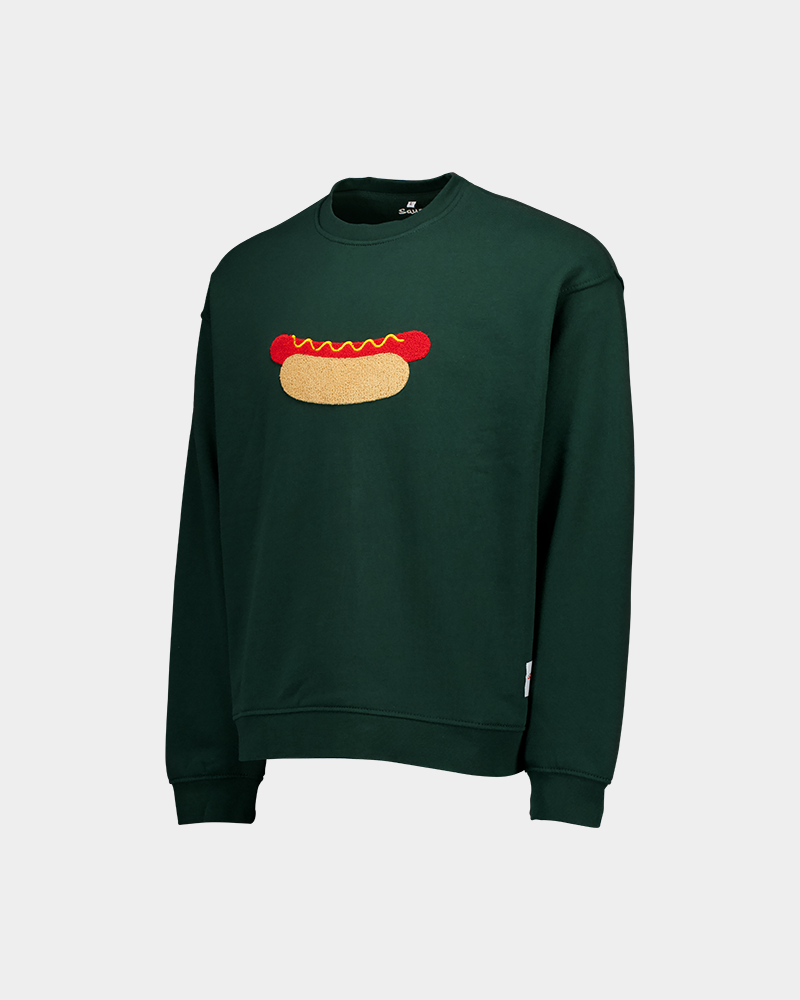Hot Dog Sweatshirt Deep Forest
