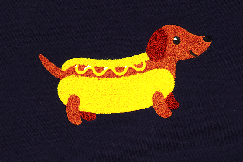 Sausage Dog Sweatshirt Navy