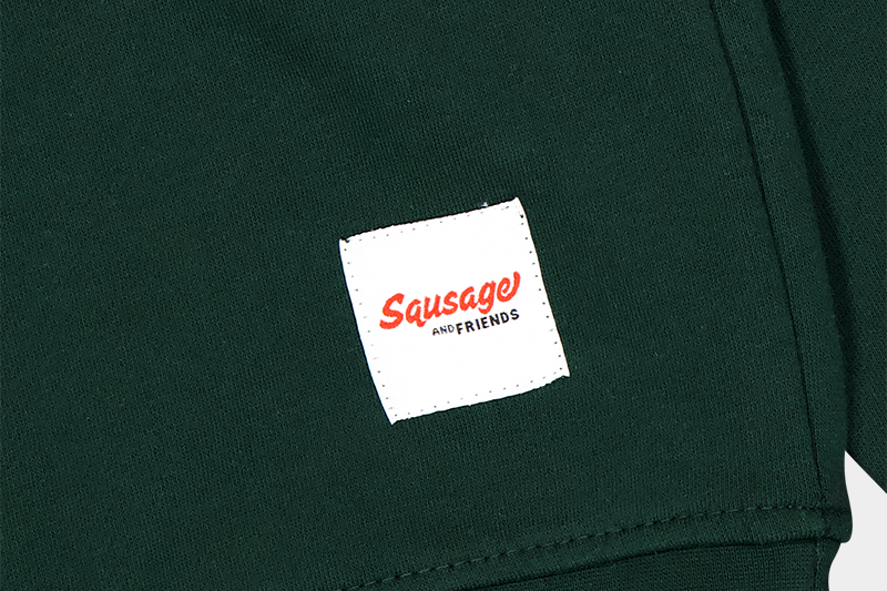 Sausage Dog Sweatshirt Deep Forest