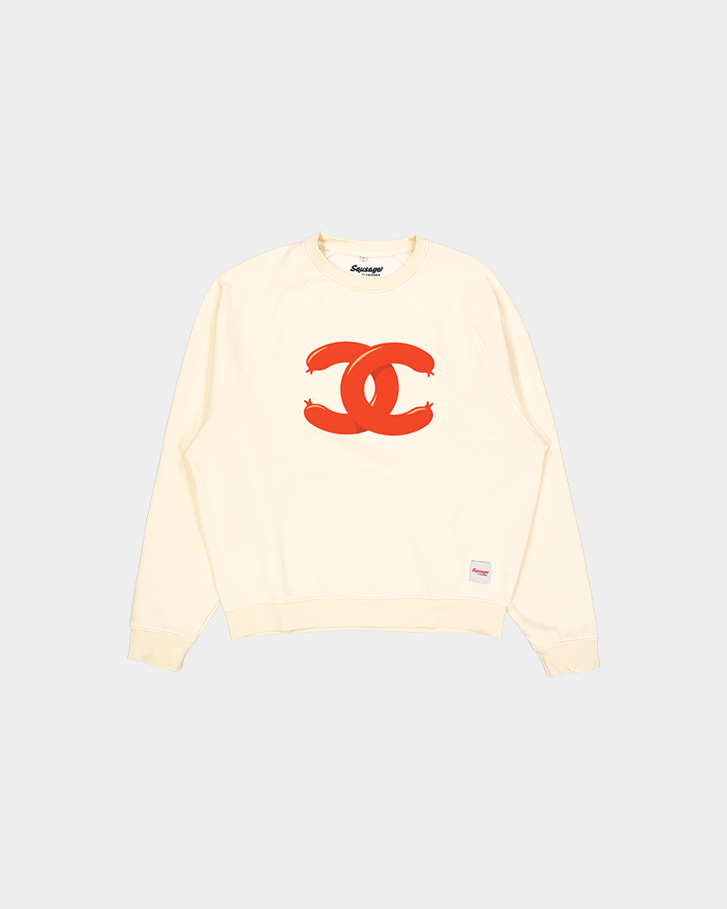 Falu Offwhite Oversized Sweatshirt