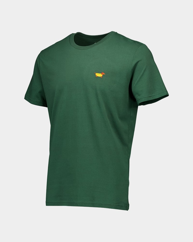 Sausage Dog Boston Green Tee