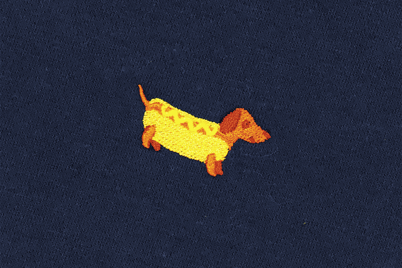 Sausage Dog Sweat Navy