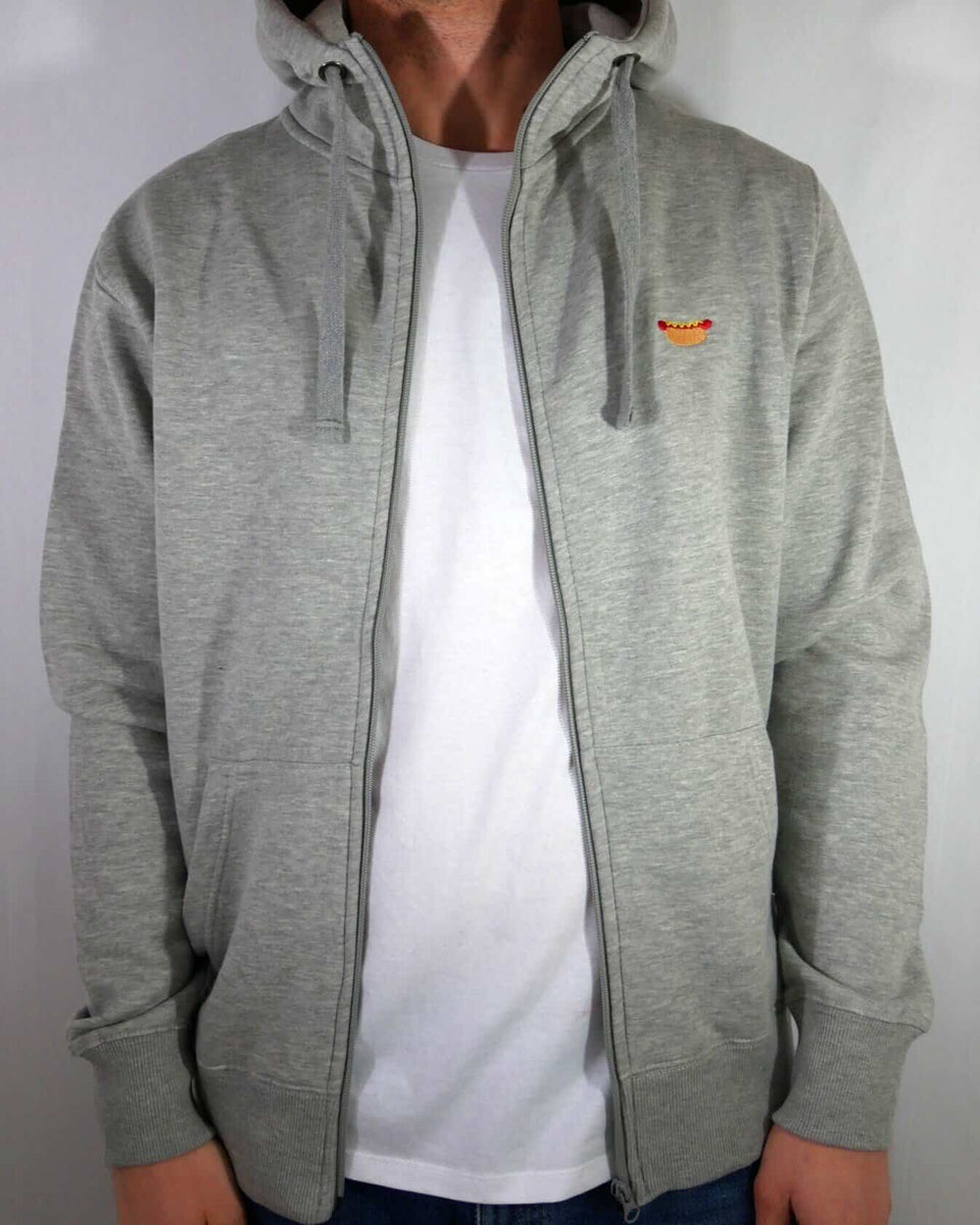 Tiny Dog Zip Hood Grey – Sausage and friends