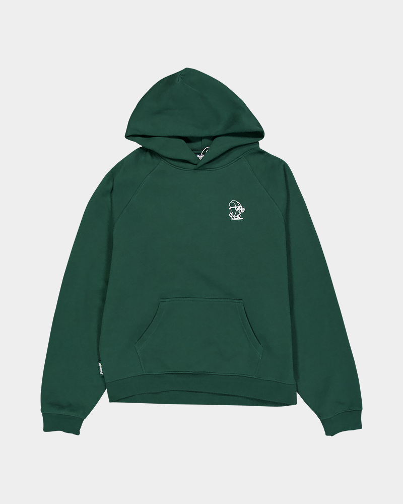 Bun's out Oversize Hoodie Dark Green – Sausage and friends